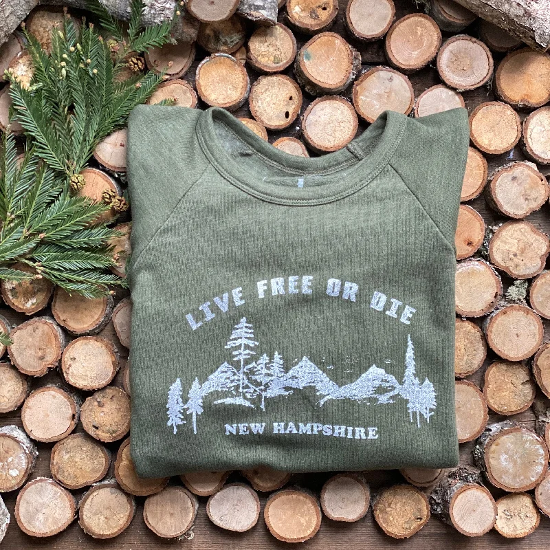 Live Free or Die New Hampshire Crewneck Sweatshirt