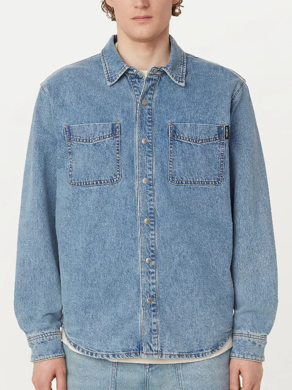 The Denim Shirt in Light Blue