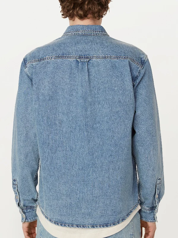 The Denim Shirt in Light Blue