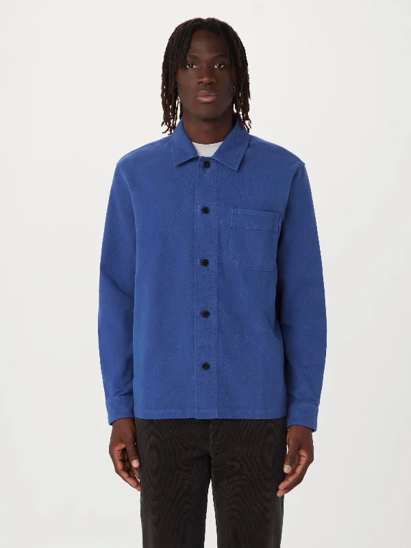 The Moleskin Shirt in Carpenter Blue