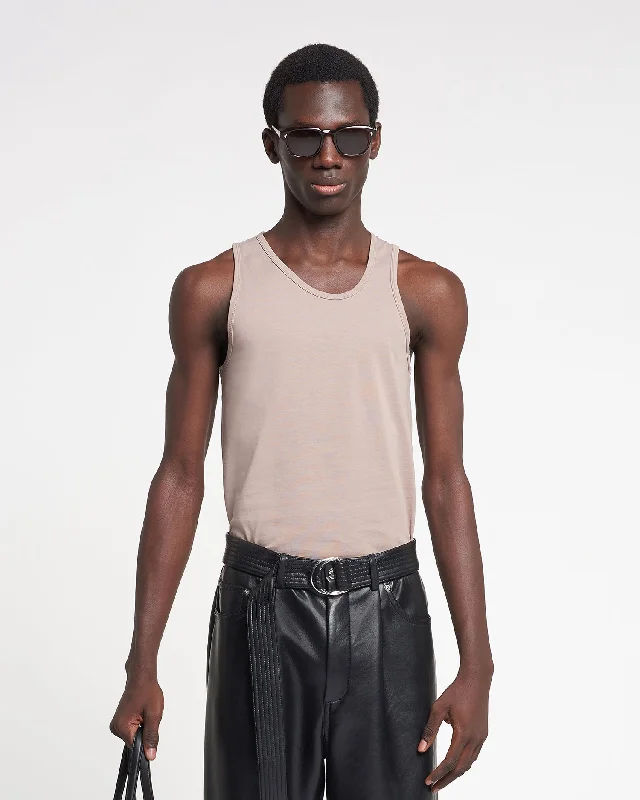 Aziz - Organically Grown Cotton Tank Top - Nut