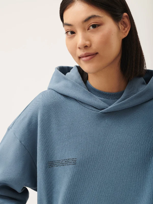 365 Midweight Hoodie—indigo blue