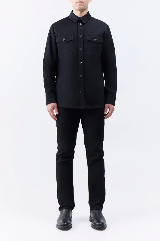 Anthony Five Pocket Pant in Black Organic Denim