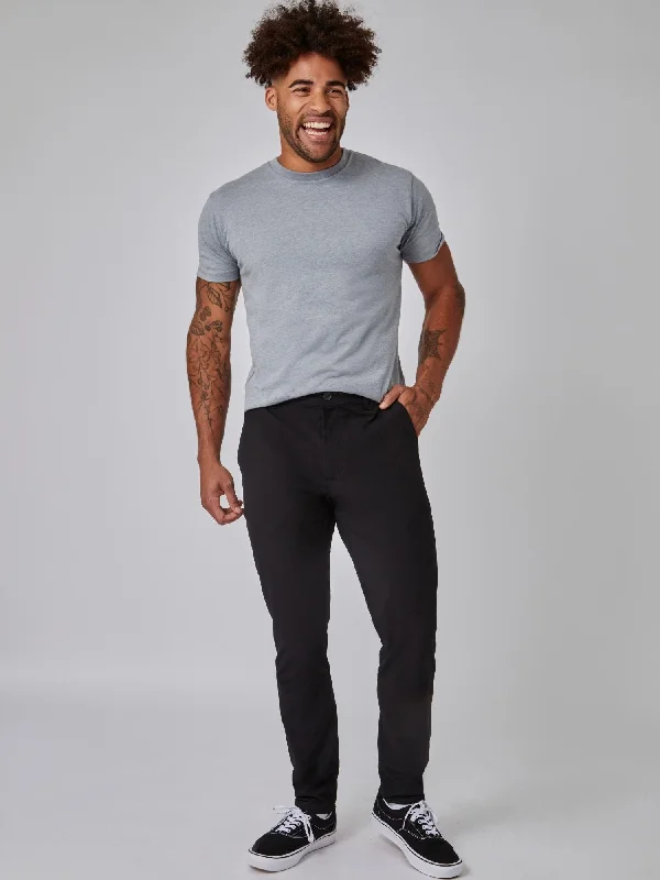 Black Stretch Tech Pant