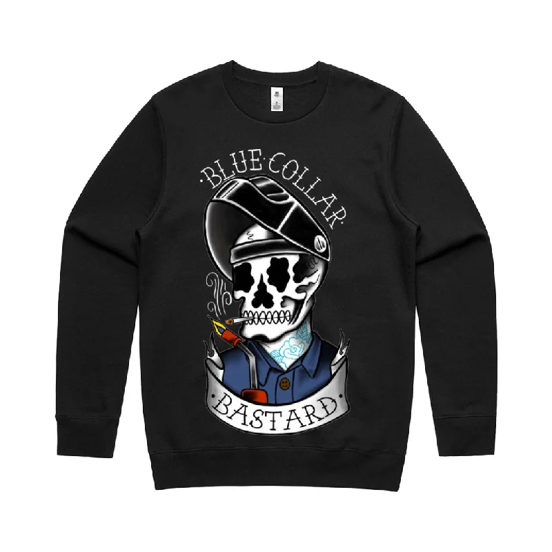 Blue Collar Bastard Crewneck