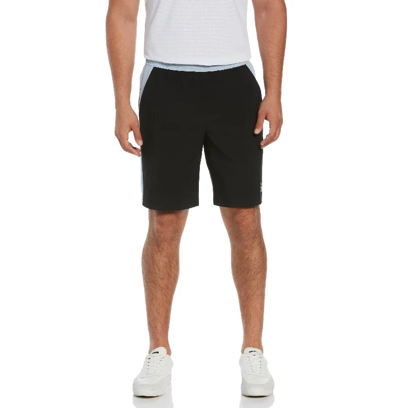 4-Way Stretch Color Block Tennis Short