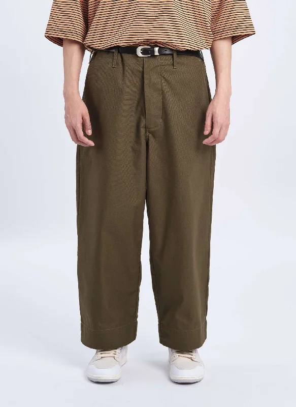 Cordura Canvas Worker Wide Tapered Pants