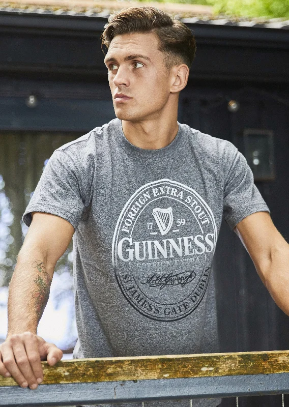 Guinness Black Grindle Stamp T-Shirt