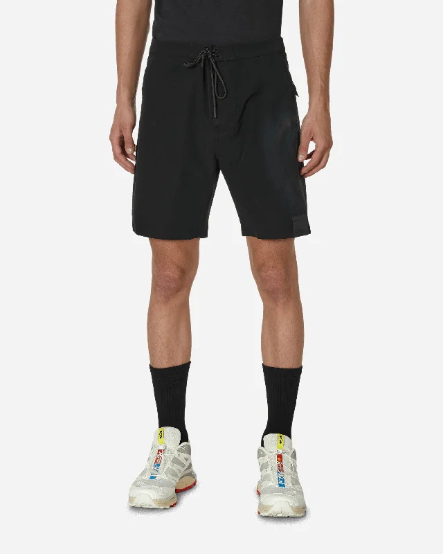 Oil Slick Full Rotation Shorts Black