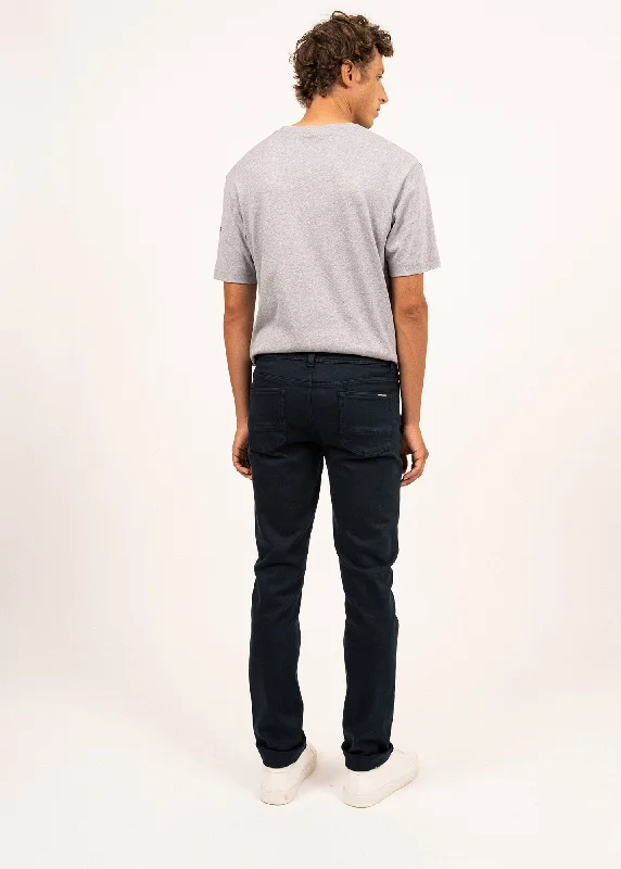 Jasper knit jeans - comfort fit, in blended cotton (AMIRAL)