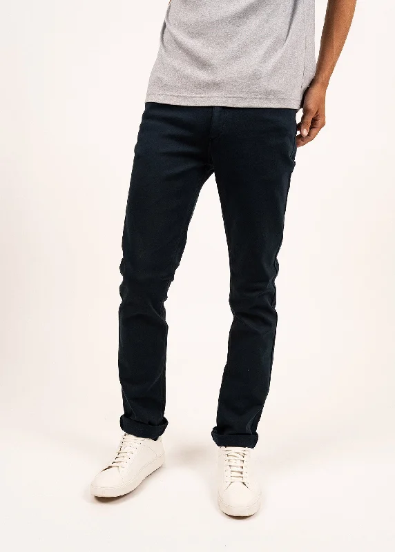 Jasper knit jeans - comfort fit, in blended cotton (AMIRAL)