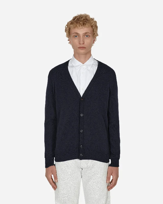 Cashmere Cardigan Blue