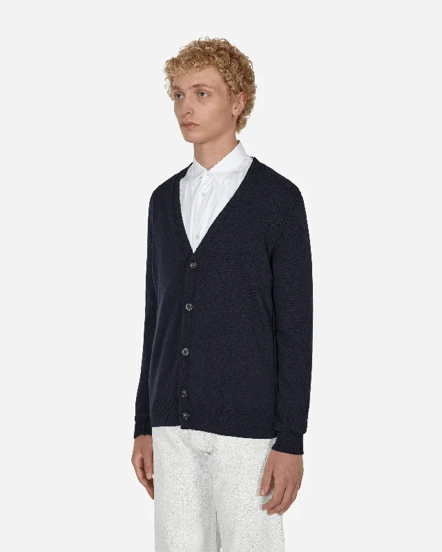 Cashmere Cardigan Blue