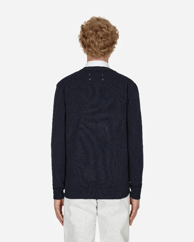 Cashmere Cardigan Blue