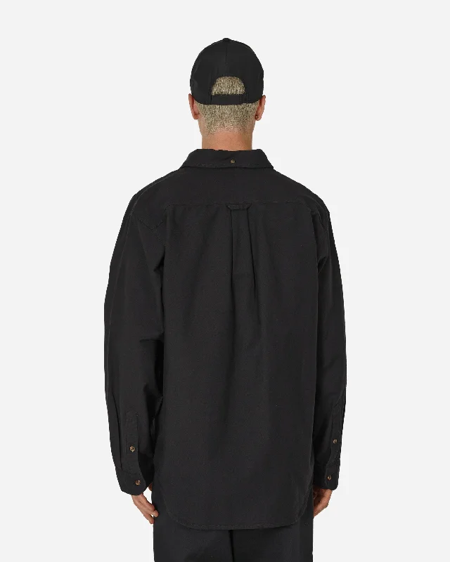 Oxford Button-Down Longsleeve Shirt Black