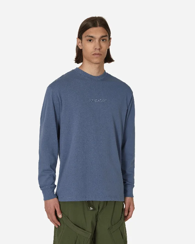 Wordmark Longsleeve T-Shirt Diffused Blue