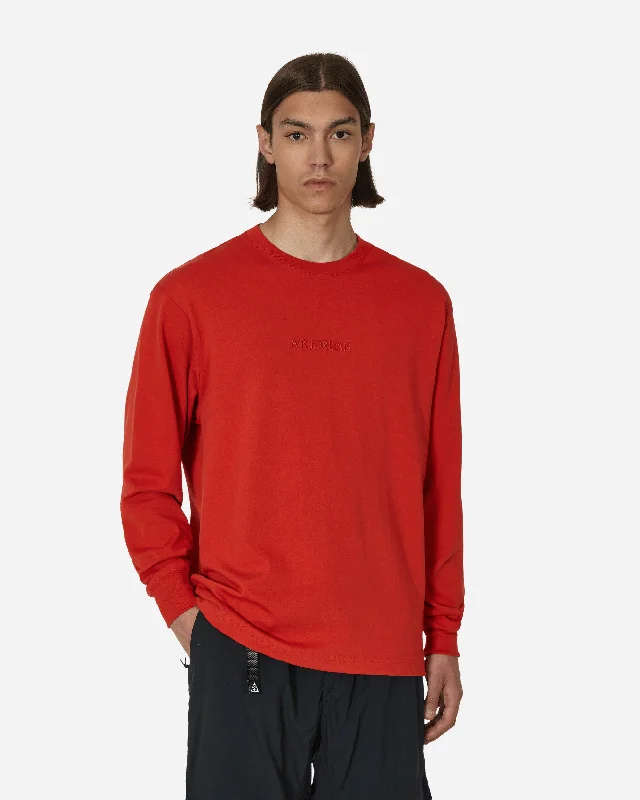 Wordmark Longsleeve T-Shirt Mystic Red