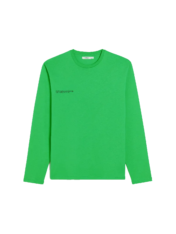 365 Midweight Long Sleeve T-shirt—Jade Green