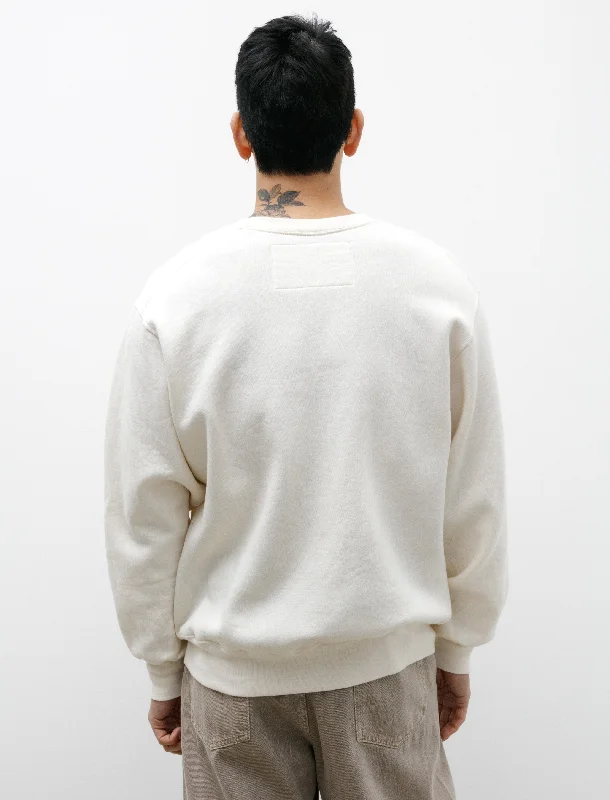 Ring Neck Sweatshirt 125 GSM Seeded Natural