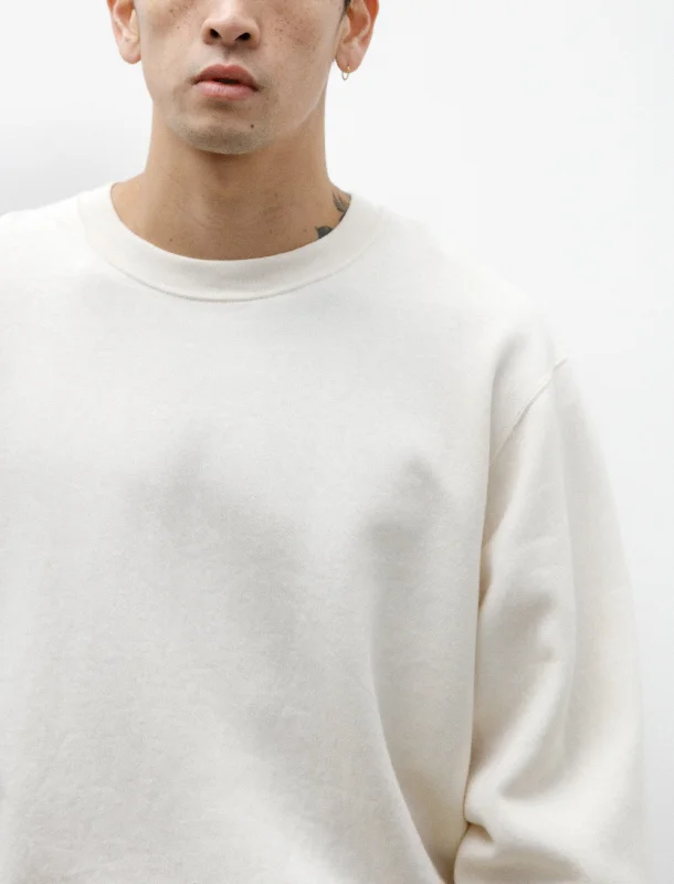 Ring Neck Sweatshirt 125 GSM Seeded Natural