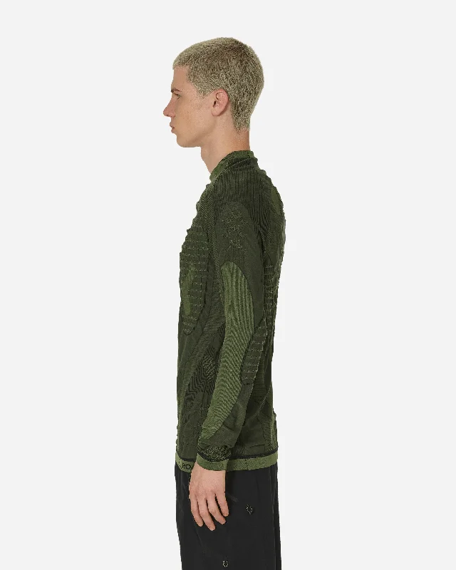 Seamless Longsleeve Top Dark Green