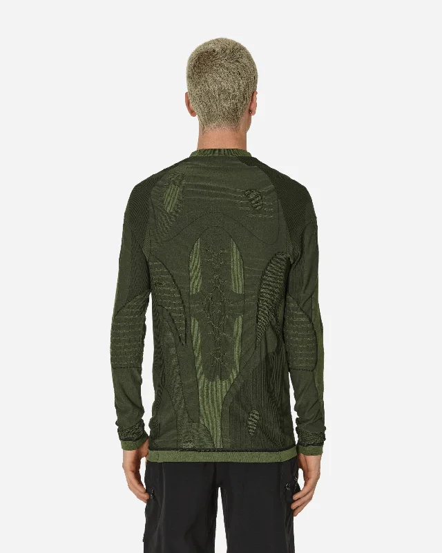 Seamless Longsleeve Top Dark Green