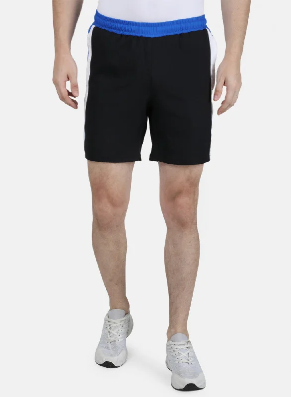 Mens Black Plain Short