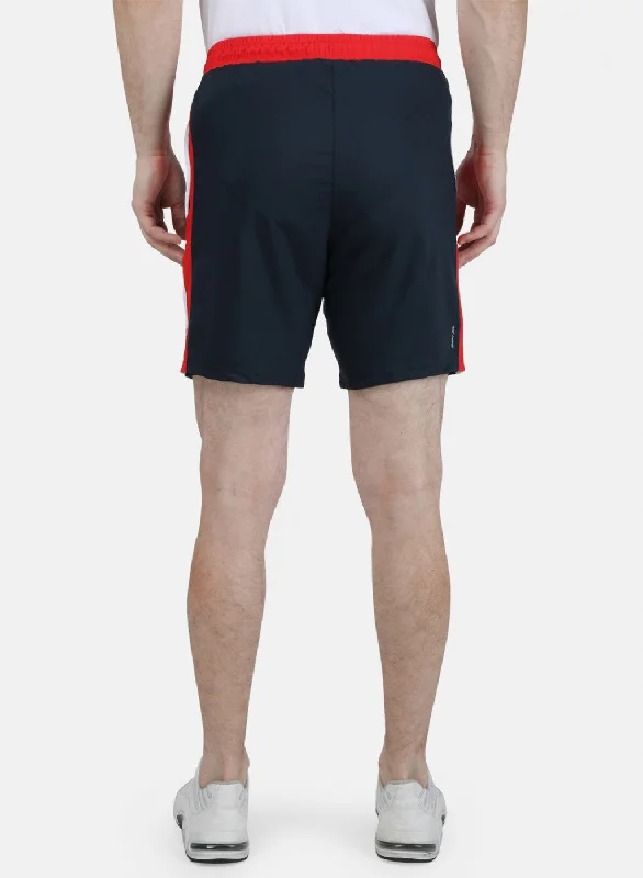 Mens Navy Blue Plain Short