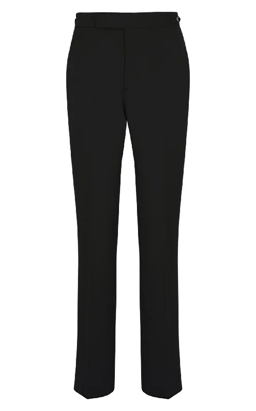 Sebastian Pant in Black Sportswear Wool