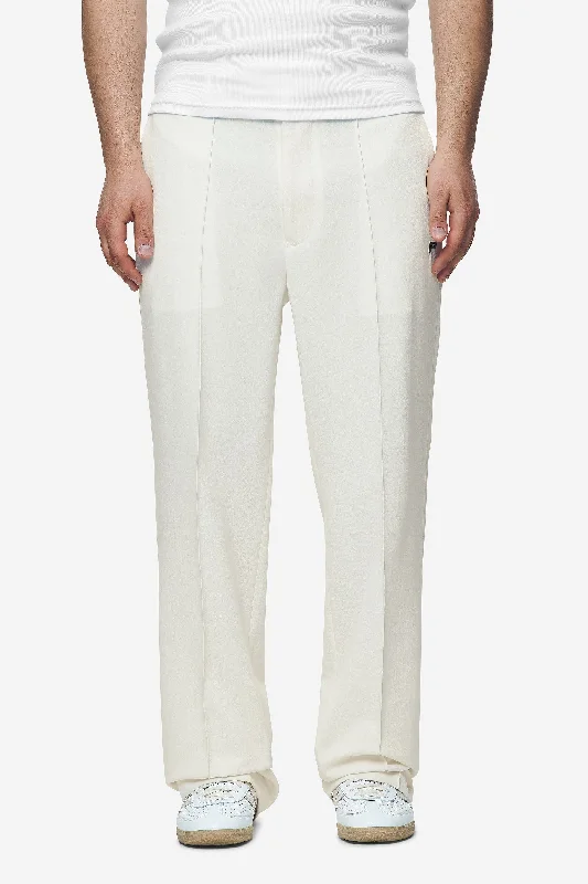 Serrano Wide Suit Pants Salty Cream