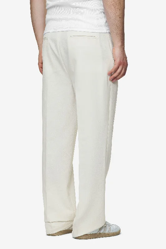 Serrano Wide Suit Pants Salty Cream