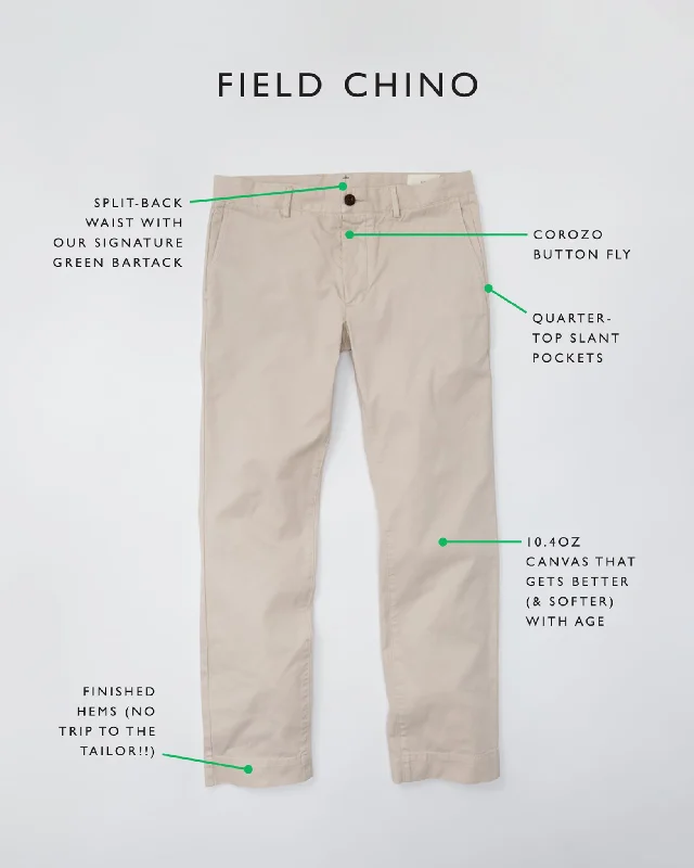 Garment-Dyed Field Pant in Vintage Khaki Canvas