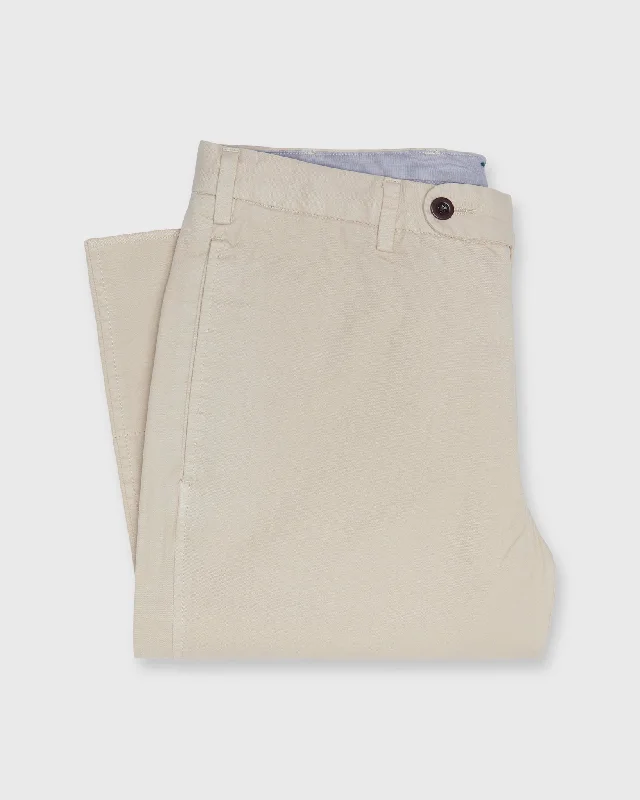 Garment-Dyed Sport Trouser in Khaki AP Twill