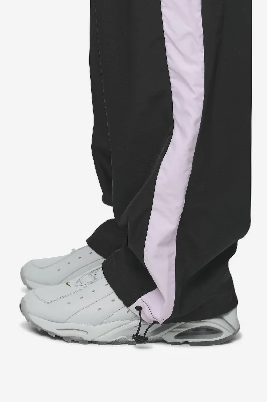 Stow Wide Track Pants Black Bubblegum