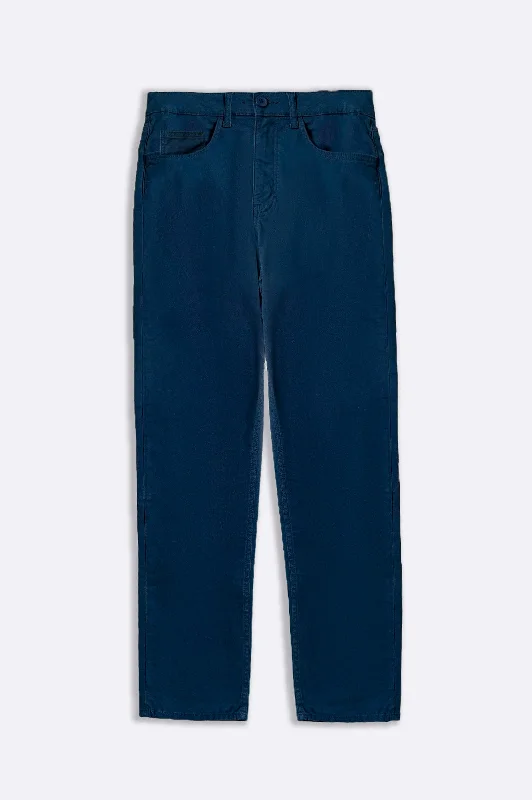 STRAIGHT COTTON PANT