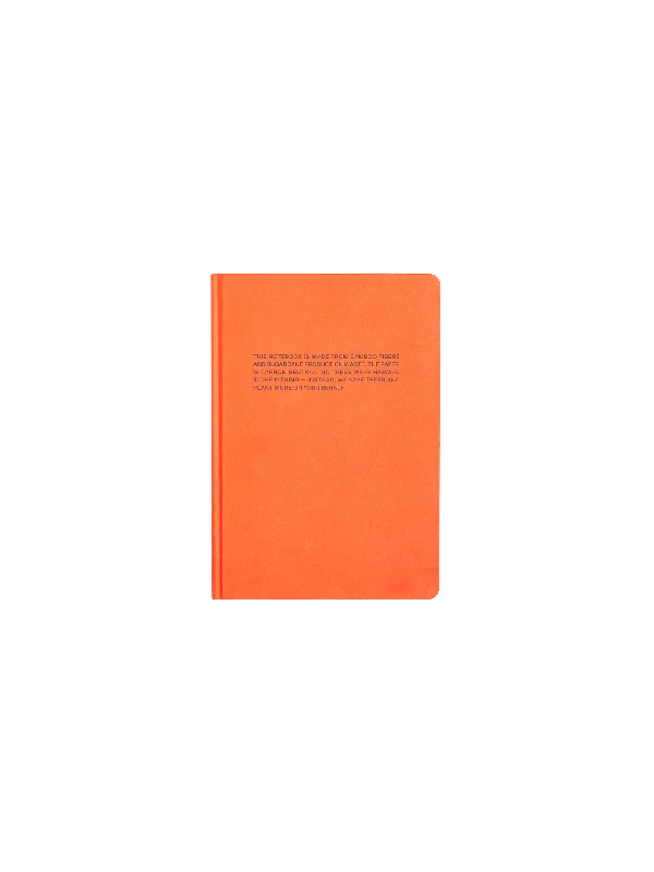 Tree Free Notebook—persimmon orange