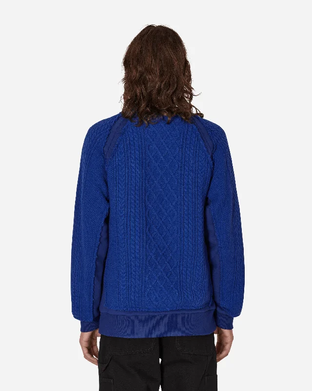 Rebuild Crewneck Sweater Blue