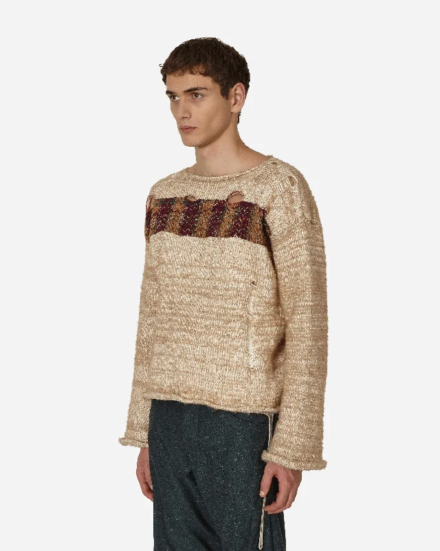 Cosmic Rainbow Sweater Beige