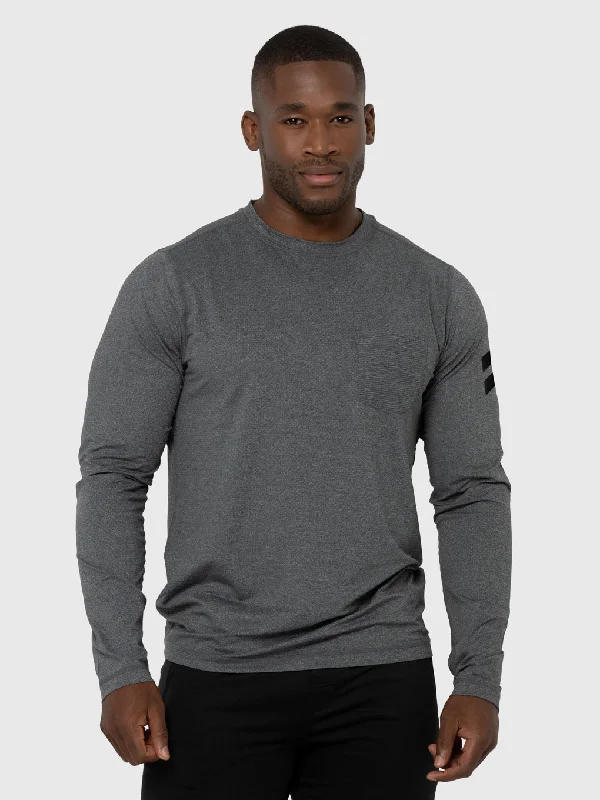 VUORI HEATHER GREY TRADEWIND TOP