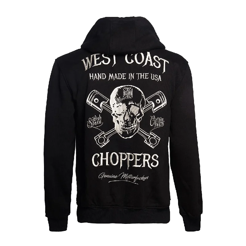 WCC HIGH SPEED ZIP HOODY - BLACK