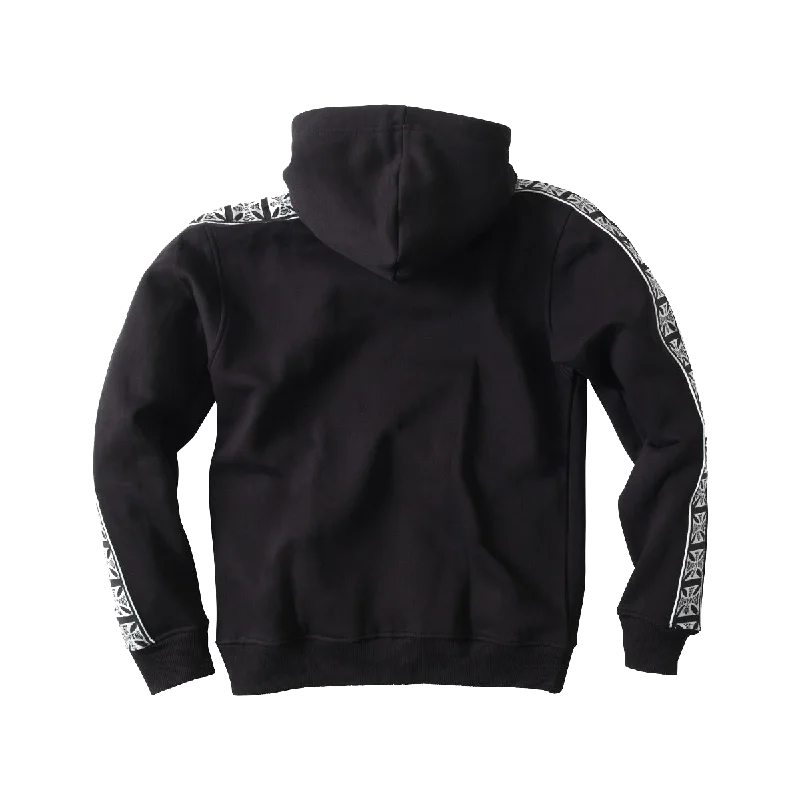 WCC TAPED ZIP HOOD - BLACK