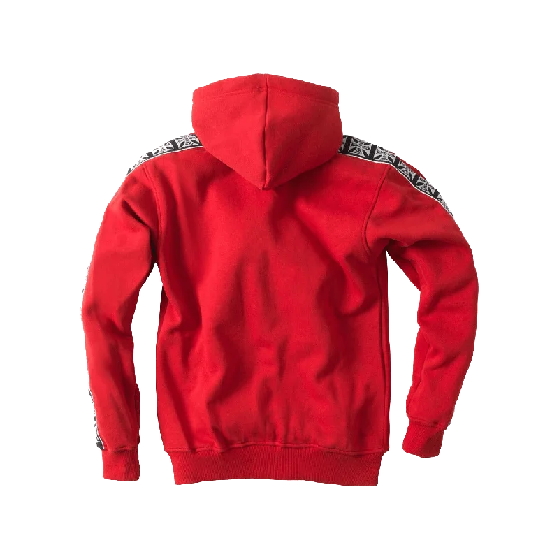 WCC TAPED ZIP HOOD - RED