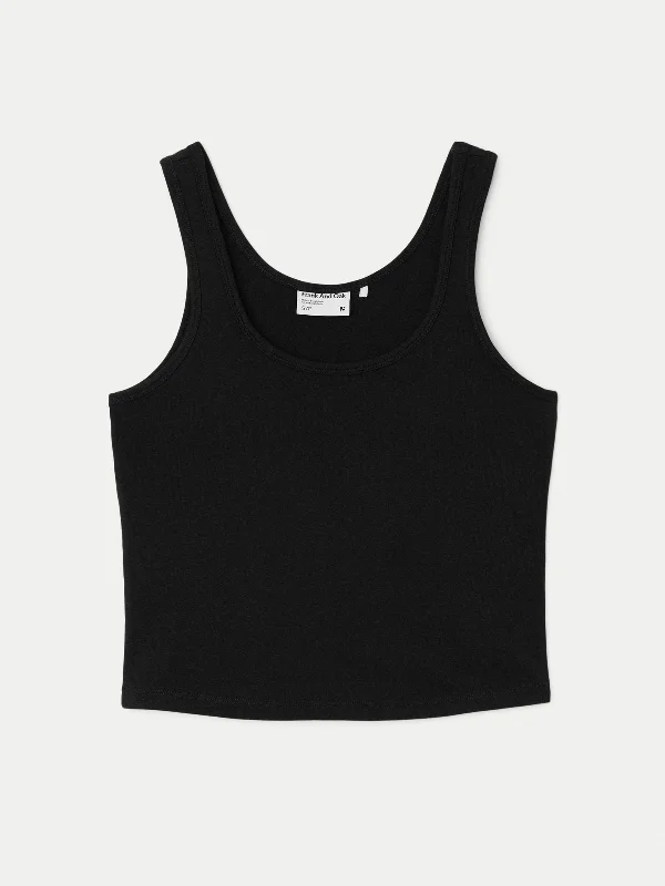 The U-Neck Tank in Black