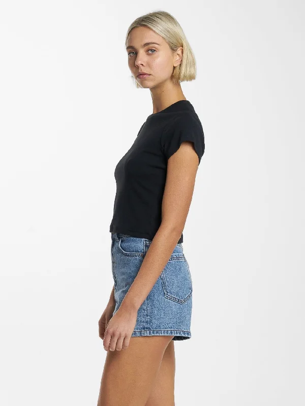 Minimal Thrills Mini Tee - Black