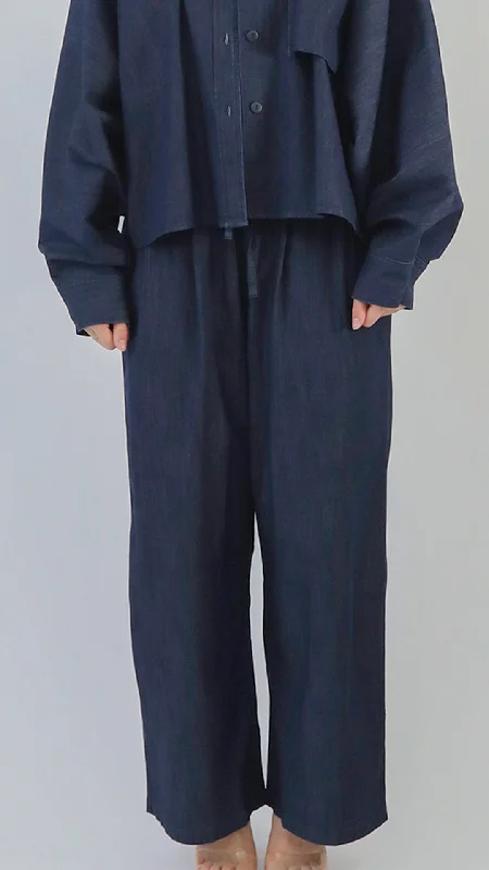 PIERIETTA PANT IN LIGHTWEIGHT INDIGO DENIM