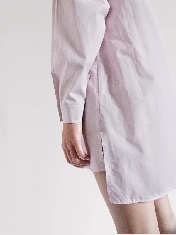 Origami Bellini Cotton Shirt / Pink