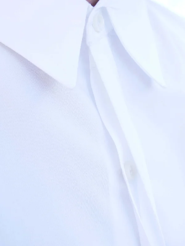 Origami Unisex Bellini Cotton Shirt / White