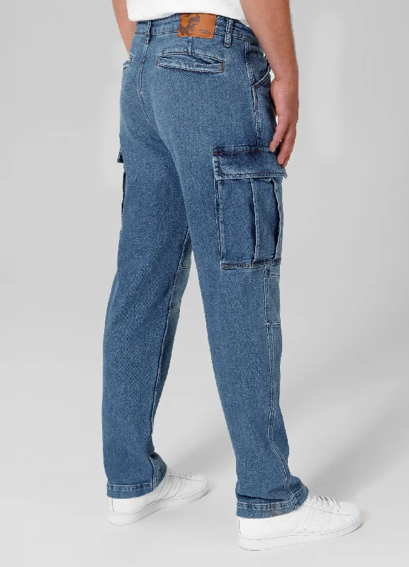 DEERHORN Cargo Classic Wash Jeans