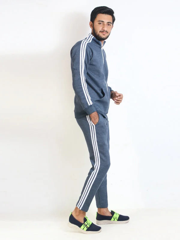 Men's 3-Stripes Track Suit Slate Blue