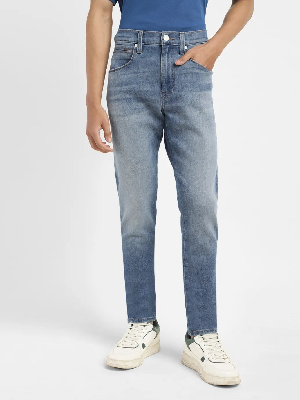 Men's 512 Mid Indigo Slim Tapered Fit Jeans